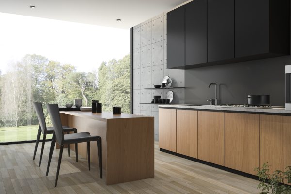 Modular Staright Kitchen Design